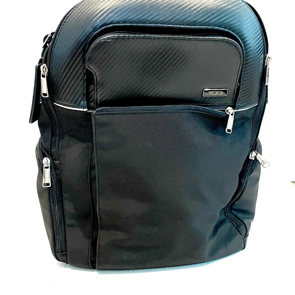 TUMI Alpha Luxury Travel Backpack Black
